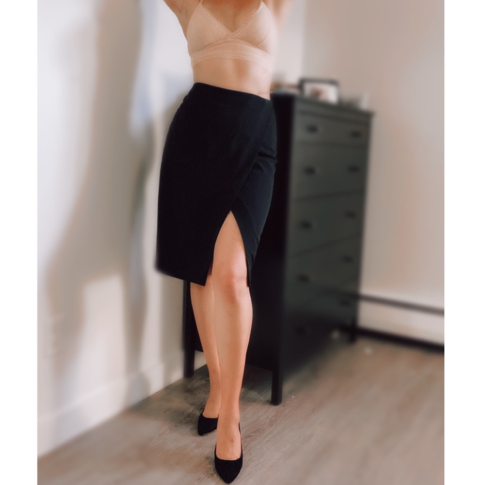 Office black skirt